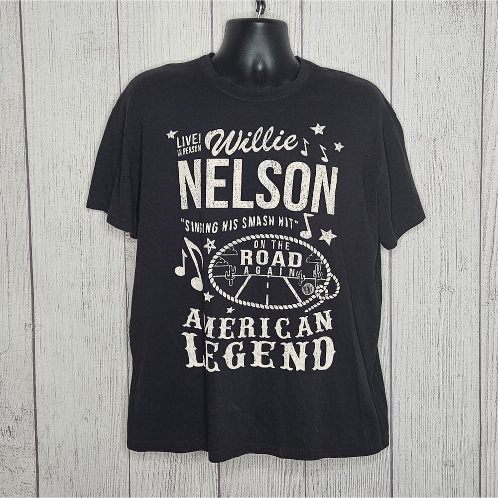 Zion Rootswear Buckle NWT Willie Nelson American Legend Cotton T-Shirt, sz XL